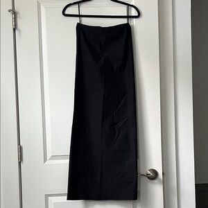 Commense Classic Black Pencil Maxi Skirt